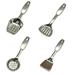 YMH Utensil Set 4-piece Dollhouse Spatula Spoon Turner Colander Miniature Food Props for 1 12 Scale Dollhouse Decor