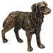 Desk Brass Shepherd Dog Sculpture Antique Style Home Ornament Collectible Gift