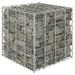 Anself Cube Gabion Raised Bed Steel Wire 15.7 x15.7 x15.7