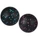 2pcs Yoga Auxiliary Ball Fitness Ball Convenient Exercise Ball Foot Massage Ball for Home Inside (Pink Dot Pattern + Green Dot Pattern)