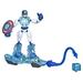Avengers Marvel Bend and Flex Missions Captain America Ice Mission Figure 6-Inch-Scale Bendable Toy with 2-in-1 Accessory Ages 4 and Up