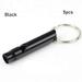 1/2/5/10pcs 7 Colors with Keyring Small Size Camping Hiking Emergency Whistles EDC Tools Training Accessories Survival Whistle BLACK 5PCS