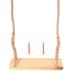 Cottonwood Swing Hanging Swing Hemp Rope Swing Set for Kids Adults Indoor Outdoor (Light Brown)