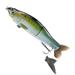 LIXADA 6.5 in / 2.2 Sinking Fishing Lures Glide Bait Hard Body with Soft Tails Slide Shad Lures with Treble Hook Life-Like Swimbait Fishing Bait 3D Eyes Artificial Baits Crankbait Fishing T