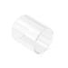 NUOLUX 28mm Glass Finger Slide Bar Electric Guitar Slides for Country Jazz Blues Acoustic Guitarra Strings Instrument Part Accessories R28 (White)