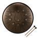 Anself 6 inch 11-Tone Steel Tongue Drum D-Key Hand Pan Drums with Drumsticks Percussion Musical Instruments