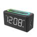 Alarm Clock Wall Clock Battery Operated Led Brightness Dim Night Model 12/24Hr Digits Display Small Clock for Bedroom