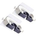 2pcs Heavy Duty Broom Wall Mounted Organizer Wall Shelf Organizer Mop Wall Clamp Broom Holder Wall Mount Cleaning Caddy Mop Hanger Mop Broom Holder Broom Organizer Broomstick Set