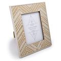 Truu Design CTG 5 x 7 inches Ivory Boho Wooden Picture Frame 5 x 7