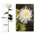 Miyuadkai Artificial flowers Solar Simulation LED Flower Light Plug-In Outdoor Garden Light Garden Home Decor dec Yellow