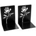 Creative Book Ends Bookends Book Ends for Shelves Non Skid Metal Heavy Duty Bookend for Heavy Books Book Divider Decorative Holder Abstract Art Design Book Stopper Supports