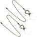 2pcs Light Pull Chain Creative Replacement Practical Portable Light Chain Pull Extender Decorative Chain Fan Chain Connector Ceiling Fan Pull Chain