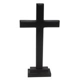 Solid Wood Cross Shape Adorn Religious Home Decoration Wooden Cross Wall Pendant