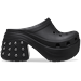 Crocs Black Siren Studded Clog Shoes