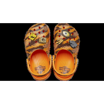Crocs Orange Zing Toddler Jurassic World Classic Clog Shoes