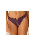 String PETITE FLEUR GOLD Gr. 42, lila (aubergine) Damen Unterhosen Slips