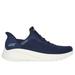 Skechers Women's Slip-ins: BOBS Sport Squad Chaos Sneaker | Size 9.0 | Navy | Textile/Synthetic | Vegan | Machine Washable