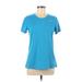 Nike Active T-Shirt: Blue Activewear - Women's Size Medium