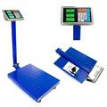 300KG/100G Heavy duty folding Digital platform postal parcel scales, LEENSYIndustrial Scales LCD digital floor postal platform scale for luggage package price computing postal shipping mailing UK