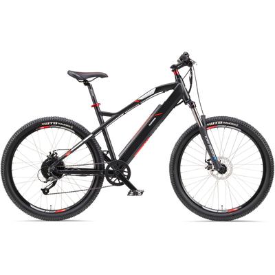 E-Bike TELEFUNKEN "Aufsteiger M924" Gr. 48, grau (anthrazit, rot), E-Bikes, 48cm, 27,5 Zoll (69,85cm), Mountainbike MTB Elektrofahrrad, Damen Herren, 27,5 / 29 Zoll, Pedelec Image
