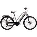 E-Bike SAXONETTE "Premium Sport (Trapez)" E-Bikes Gr. 50 cm, 28 Zoll (71,12 cm), silberfarben E-Bikes