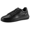 Sneaker CALVIN KLEIN JEANS "CHUNKY CUPSOLE MONO LTH", Herren, Gr. 44, schwarz, Leder, Lederimitat, sportlich, Schuhe, mit seitlichem Logoschriftzug, Freizeitschuh, Halbschuh, Schnürschuh
