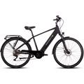 E-Bike SAXONETTE "Premium Sport (Diamant)" E-Bikes Gr. 48 cm, 28 Zoll (71,12 cm), schwarz E-Bikes