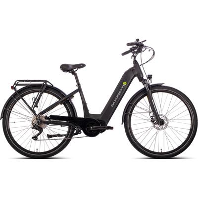 E-Bike SAXONETTE "Quantum Sport Wave" Gr. 50, schwarz, E-Bikes, 50cm, 28 Zoll (71,12cm), Pedelec, Elektrofahrrad für Damen u. Herren, Topseller