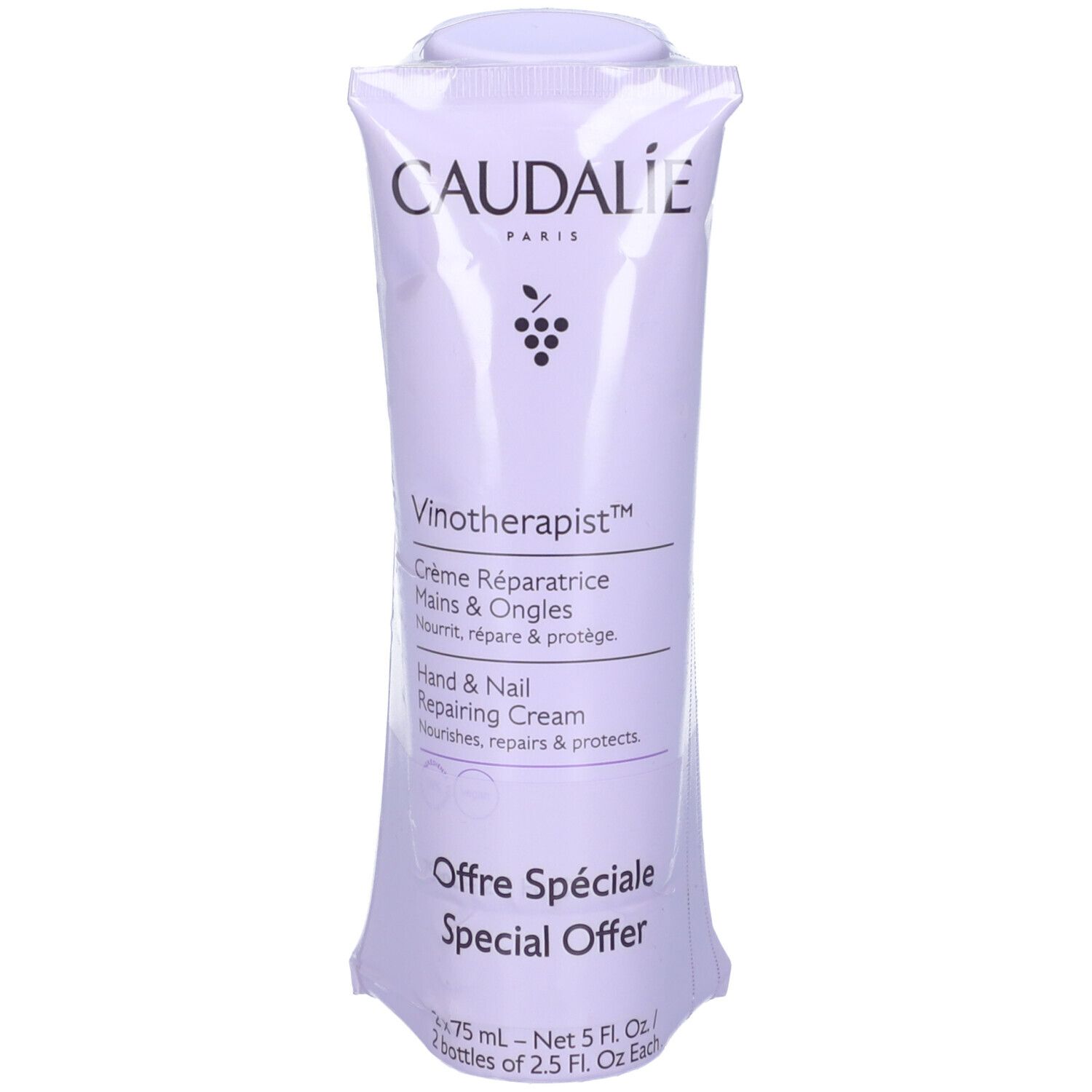 Caudalie Vinotherapist™ Duo Crema Riparatrice Mani e Unghie 2x75ml 2x7