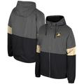 Men's Colosseum Charcoal Army Black Knights Miles Full-Zip Jacket