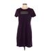 Calvin Klein Casual Dress: Purple Dresses - Women's Size Large