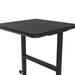 Correll, Inc. Work Station Particle Board High-Pressure Laminate Top Height Adjustable Standing Desk Wood/Metal in Black | Wayfair CST2024-07