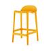 Orren Ellis Gardunio 29.5" Bar Stool, Resin in Orange | Counter Stool (26" Seat Height) | Wayfair EDABF1FE7E1B4B079E4BA8E77D833454