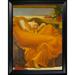 Fleur De Lis Living Flaming June by Lord Frederic Leighton - Floater Frame Painting on Canvas in Black | 45 H x 35 W x 2 D in | Wayfair