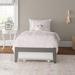 Lark Manor™ Aayanna Solid Wood Sturdy Platform Bed w/ Guest Trundle Wood in Gray | 14 H x 38.38 W in | Wayfair 73340A95C146496297AA9AE59085CB8F