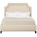 Vanguard Furniture Make It Yours Audrey/Asher Queen Bed Performance Fabric/Upholstered/Polyester in Brown | Wayfair