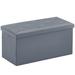 Ebern Designs 30 inches Folding Storage Ottoman, 80 L Storage Bench | 14.8 H x 30 W x 14.8 D in | Wayfair 70ACD63507D64A208EC382C8C1EFF709