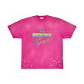 Balenciaga Women's 90/10 Large Fit Vintage T-Shirt Dark Pink