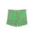 Ralph Lauren Board Shorts: Green Floral Swimwear - Women's Size 36