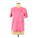 Nike Active T-Shirt: Pink Activewear - Women's Size Medium