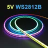 5V WS2812B RGB LED Neon Licht Einzeln Adressierbaren Flex Pixel Band Traum Farbe 5050 60Leds/m