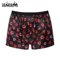 Sexy Shiny Satin Boxer Shorts Summer Fashion Mens Shorts Lightweight Panties Lounge Boxer Short for