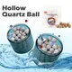 3pcs Aquarium Hollow Quartz Ball Free Breathing Cubes Bio Ceramic Ring Biochemical Sponge Filter