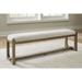 Signature Design by Ashley Cabalynn Gray 63" Dining Bench - 64"W x 16"D x 20"H