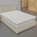 1" And 2" Medium Firm Mattress Toppers with Breathable Cover, Cooling Mattress Pad for Back Pain, Soft and Removable, White