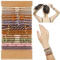 20 Pcs Boho Hair Ties Bracelet Hair Tie for Women Girls Elastic Hair Ties No Damage Cute Hair Bands for Thick and Thin Hair/Pony Tails Hair Accessories With All Day Hold