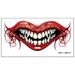 Tarmeek Fall Decor Halloween Decorations Indoor Outdoor 2023 New Halloween Prank Makeup Temporary Halloween Clown Horror Mouth Stickers Removable And Realistic Temporary Kit Halloween Makeup Props