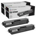 LD Compatible Toner Cartridge Replacement for TN433BK High Yield (Black 2-Pack)