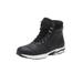 Wide Width Men's Sneaker boots by KingSize in Black (Size 15 W)