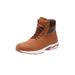 Extra Wide Width Men's Sneaker boots by KingSize in Brown (Size 14 EW)